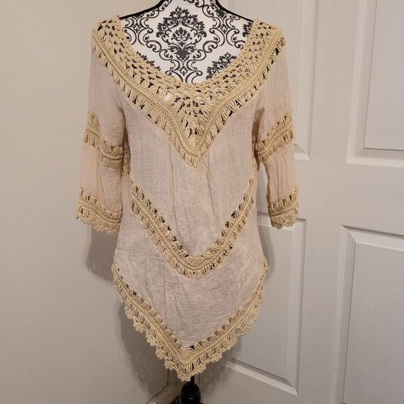 Illa illa Crochet hippie top - Picture 1 of 8